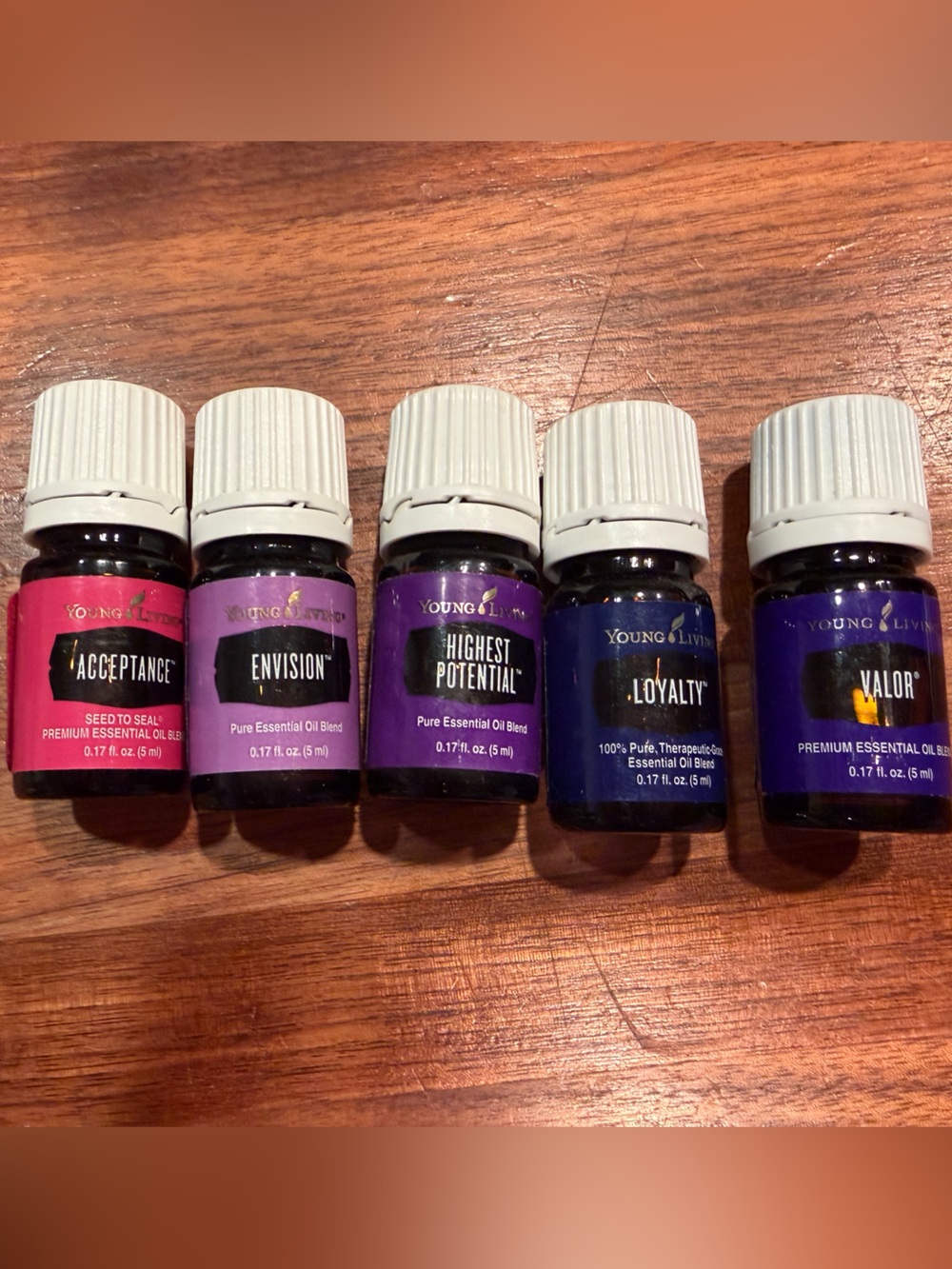 (5) Young Living Essential Oil Set - Unopened - 5ml bottles